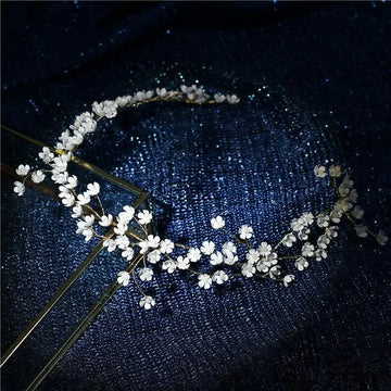 Flower Wedding Hairbands Headbands Women Headpieces Headwear For Brides Girl Women Tiara Crown Hair Accessories Bridal Jewelry
