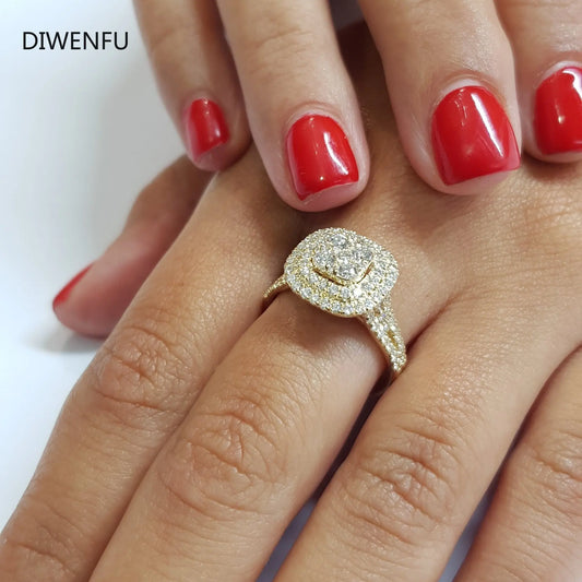 Diamond 14K Soild Yellow Gold Rings for Women Men Arrows Anillos De Amethyst Diamante Bizuteria Real Gold Rings for Women Gift