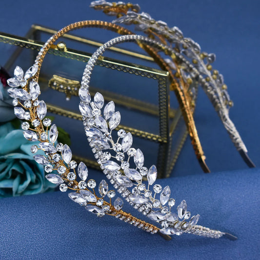 DZ056 Bridal Hairband Baroque Headband Bride Hair Jewelry Party Crowns Wedding Hair Accessories Bridal Headpiece Woman Headwear
