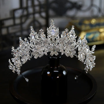 Bridal Tiara Rhinestone Wedding Crown Hair Accessories Women Luxury Korea Bride Diadem Headdress Headband Party Headwear Jewelry