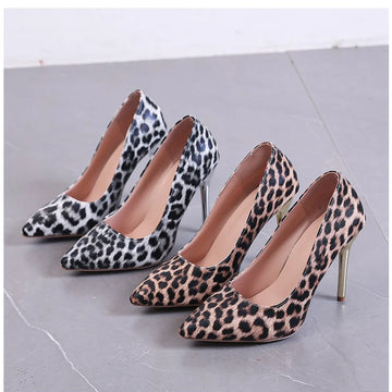 Spring And Autumn Popular Korean Version of Fashion High Heels thin Heels sexy Pointed toe shallow Mouth Versatile Women's shoes