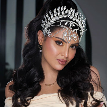 DZ130 Handmade Wedding Headband Wedding Headwear Bridesmaid Party Headdress Bridal Hair Accessories Woman Tiara Headdress