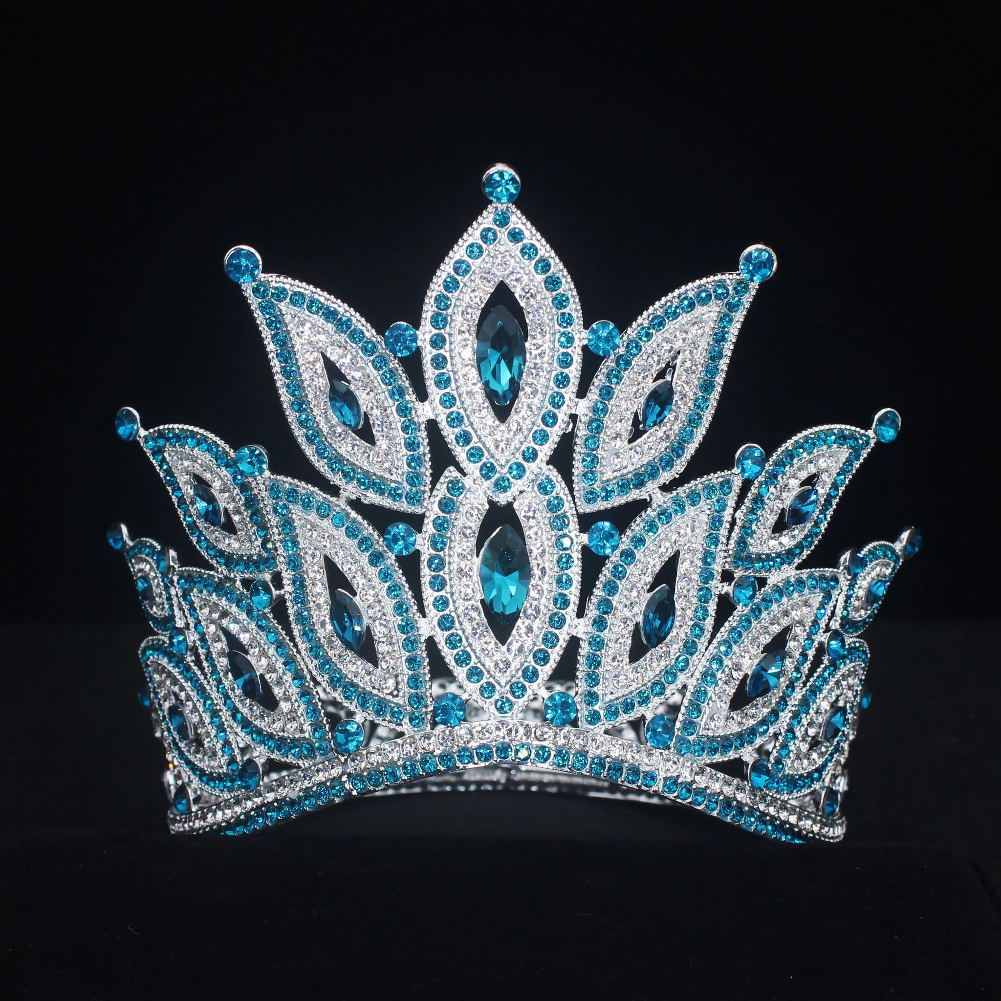Luxury Queen Tiaras and Crowns Bride Women Crystal Diadem Hair Ornaments Wedding Bridal Hair Jewelry Accessories