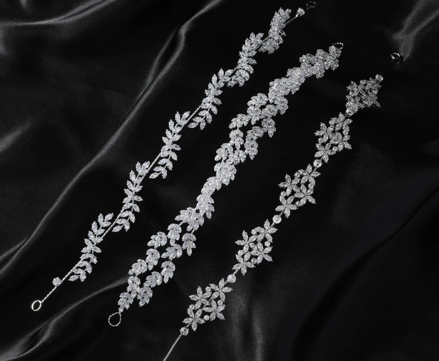 Crystal Bridal Headbands Wedding Headdress Zirconia Bride Tiaras Hairbands Women Girl Diadem Party Prom Hair Jewelry Headpieces