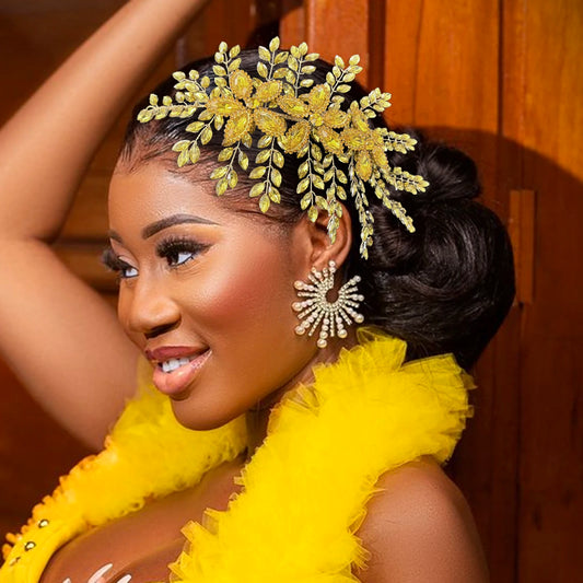 FS012 handmade Rhinestone headpiece Hair Accessories for Weddings Soft Chain Hair Strap Bridal Headpiece Exquisite Gifting